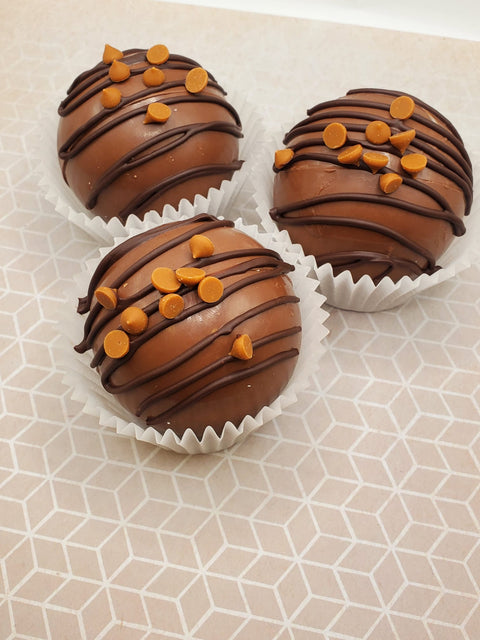 Salted Caramel Cocoa Bombs